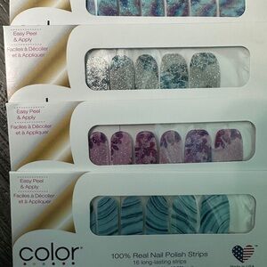 Color Street Glitter and Marble Nail Strips